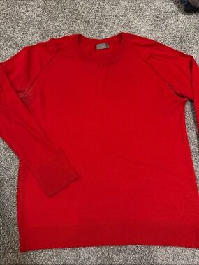 Dior Vintage Men’s Red Crewneck Sweater Size Large. 100% wool. Made in Italy